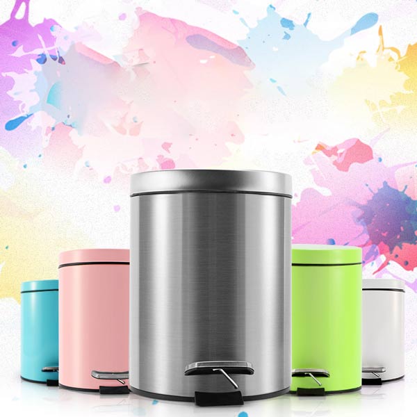 Thùng rác inox đạp chân cao cấp
