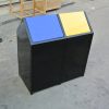 Thùng rác phân loại nắp bập bênh 2 ngăn