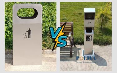 Sự khác biệt của trụ gạt tàn và thùng rác gạt tàn