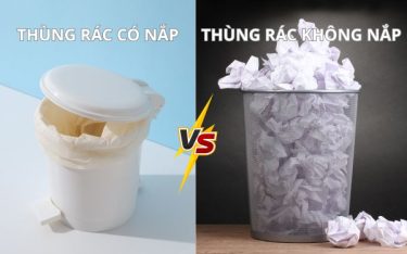 Thùng rác có nắp đậy và thùng rác không nắp – Đâu là lựa chọn tối ưu?