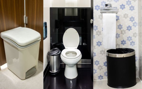 Kinh nghiệm chọn thùng đựng rác nhà vệ sinh cho gia đình