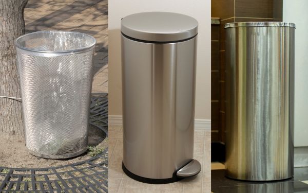 thùng rác inox cao cấp có nhiều tính năng tiện ích