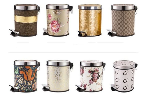 Hình ảnh 1 số mẫu thùng rác giả da sang trọng