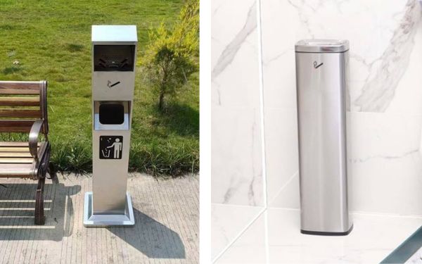 Bảo dưỡng trụ gạt tàn công cộng