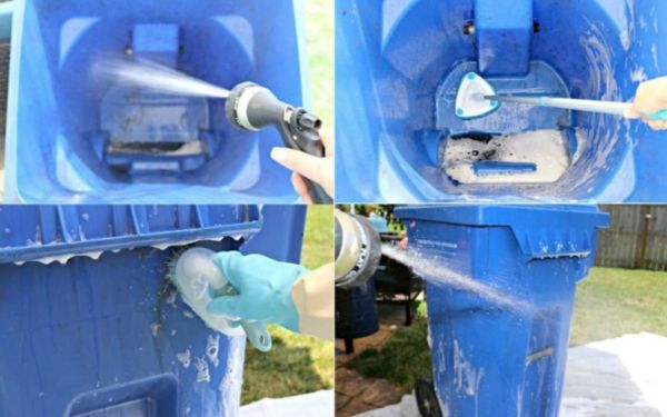 cách vệ sinh thùng rác