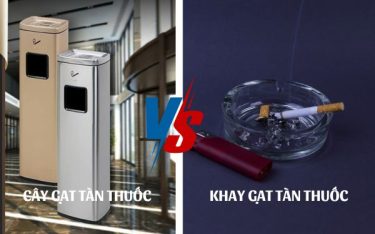 So sánh nhanh: Cây gạt tàn chuyên dụng và khay gạt tàn