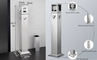 Trụ gạt tàn là gì? Cấu tạo của trụ gạt tàn thuốc lá