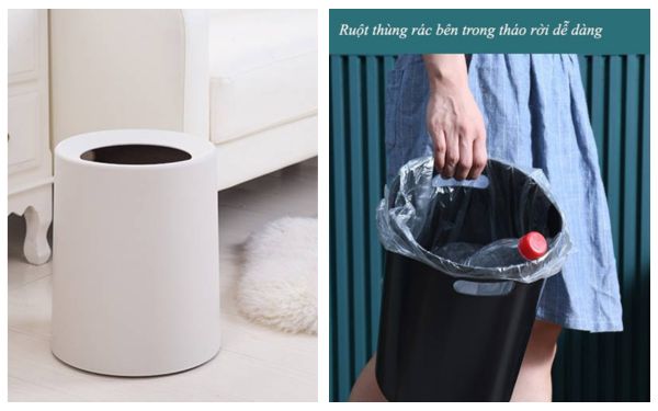 thùng rác nhựa văn phòng
