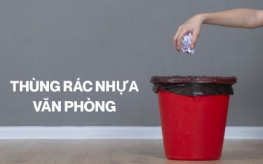 Tại sao nên sử dụng thùng rác nhựa văn phòng? Ưu điểm và lưu ý