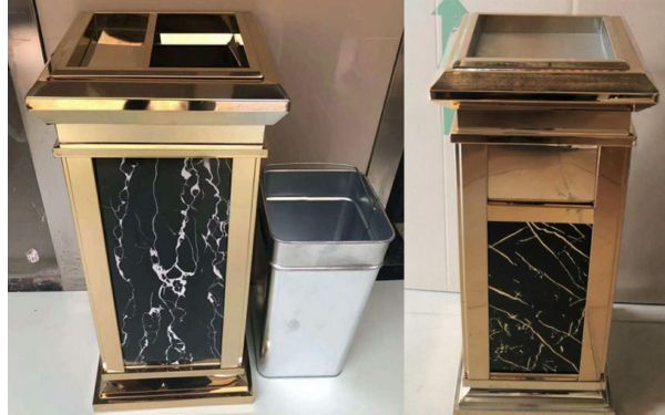 thùng rác sang trọng cho khách sạn