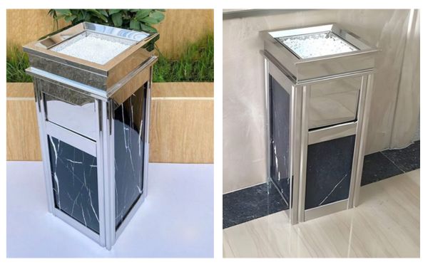 thùng rác sang trọng cho khách sạn