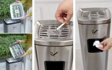 Gợi ý chọn trụ gạt tàn thuốc phù hợp cho tòa nhà, trung tâm thương mại
