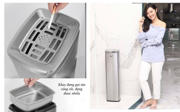 Cây gạt tàn thiết kế phải tiện lợi, dễ dàng vệ sinh