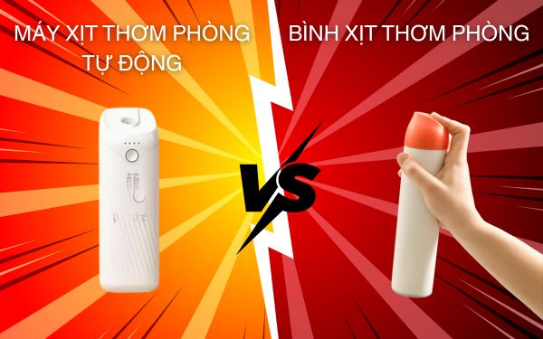 Bình xịt phòng và máy xịt thơm phòng tự động: Loại nào tiện lợi hơn?