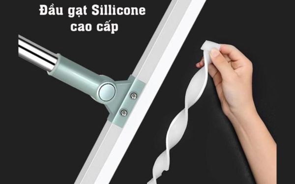 Lưỡi gạt sàn làm bằng cao su hoặc sillicone