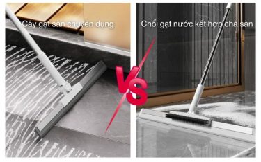 Nên lựa chọn cây gạt sàn chuyên dụng hay chổi gạt nước kết hợp chà sàn?