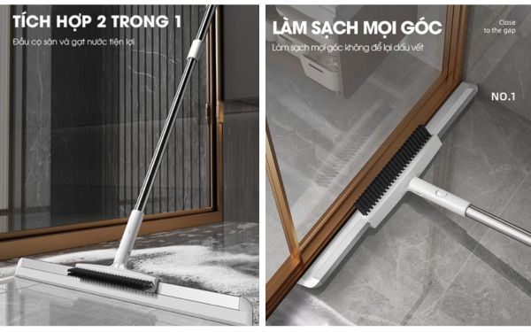 Khả năng gạt nước nhanh chóng, làm sạch bề mặt dễ dàng