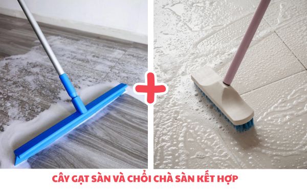 Chổi gạt nước chà sàn đa chức năng: Sản phẩm đáng mua cho mọi gia đình