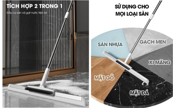 Sử dụng đa dạng mọi loại bề mặt sàn