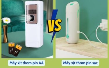 Tư vấn nhanh: Chọn máy xịt thơm loại pin sạc tự động hay pin thường sẽ tốt?