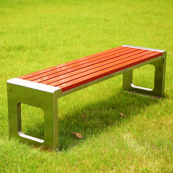 Ghế băng công viên inox không tựa lưng