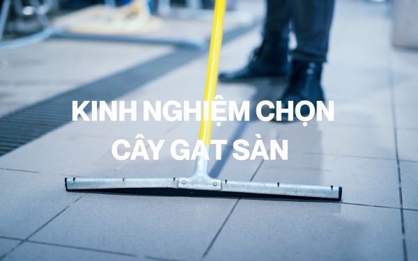 Kinh nghiệm chọn cây gạt sàn cho tòa nhà văn phòng, khách sạn