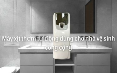 Nhà vệ sinh công cộng có nên trang bị máy xịt thơm tự động không?