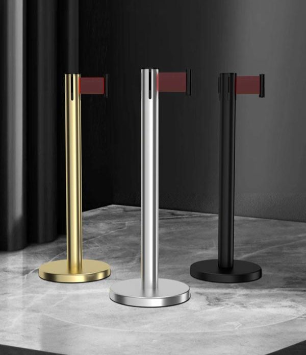 Cột chắn inox dây nâu của Poliva