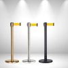 Cột chắn inox dây căng màu vàng