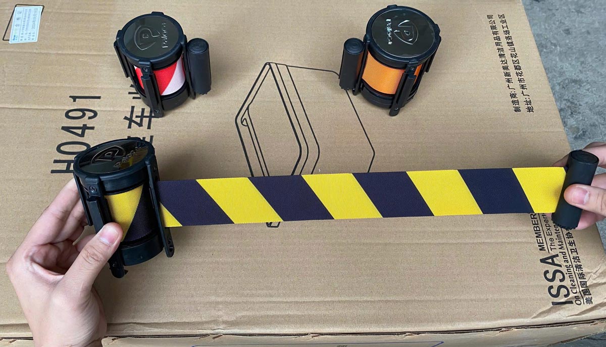 Hình ảnh thực tế dây căng màu vàng đen sắc nét