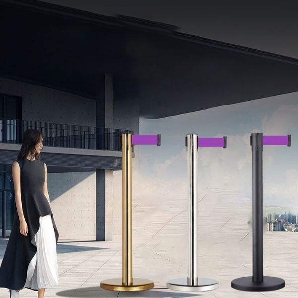 Cột chắn phân làn - Cột chắn inox Poliva