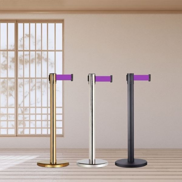 Cột phân làn dây màu tím