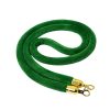 Dây nhung xanh lá móc cột chắn inox