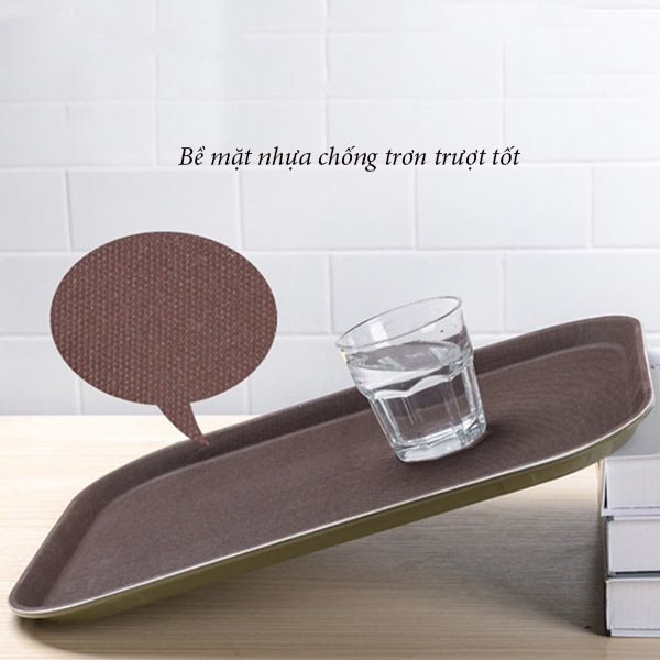 Khay phục vụ chống trượt phù hợp cho quán cafe