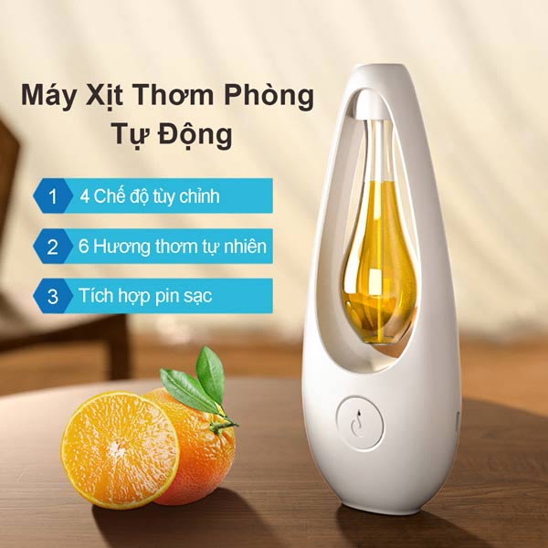 Máy xịt thơm có tính tự động cài đặt hẹn giờ phun thuận tiện