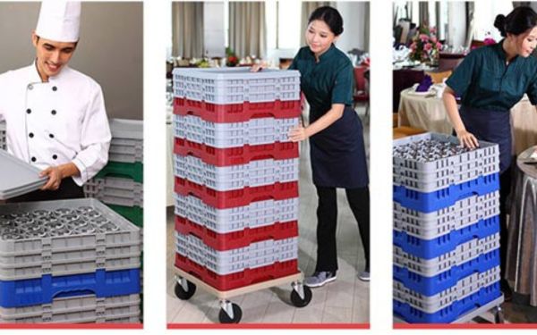 Xe đẩy rack ly là gì? Vì sao nhà hàng nên đầu tư xe đẩy rack ly ngay