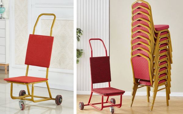 Hình ảnh xe đẩy ghế khung thép