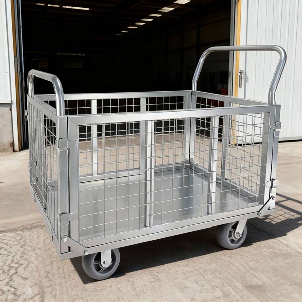 Xe đẩy ghế làm bằng inox 304 bền bỉ, chống gỉ sét tốt