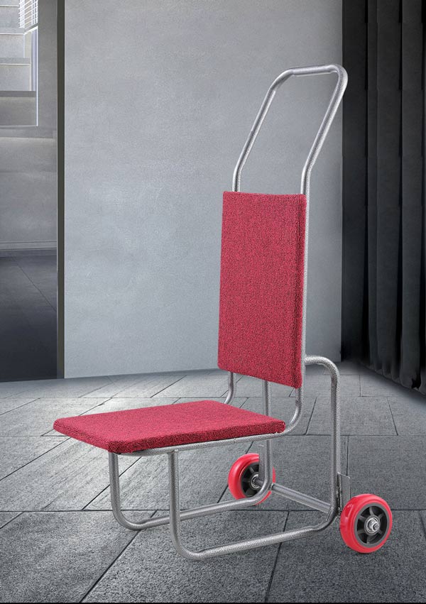 Xe đẩy 2 bánh nhỏ gọn, di chuyển linh hoạt