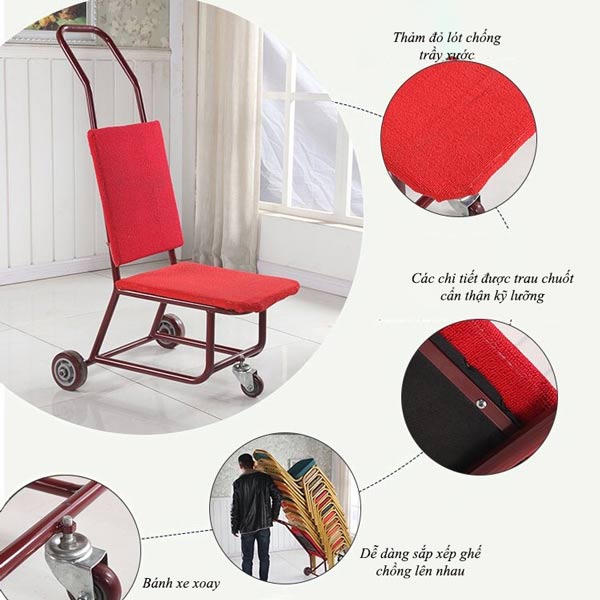 Xe đẩy ghế Poliva bền bỉ, an toàn , sử dụng dễ dàng