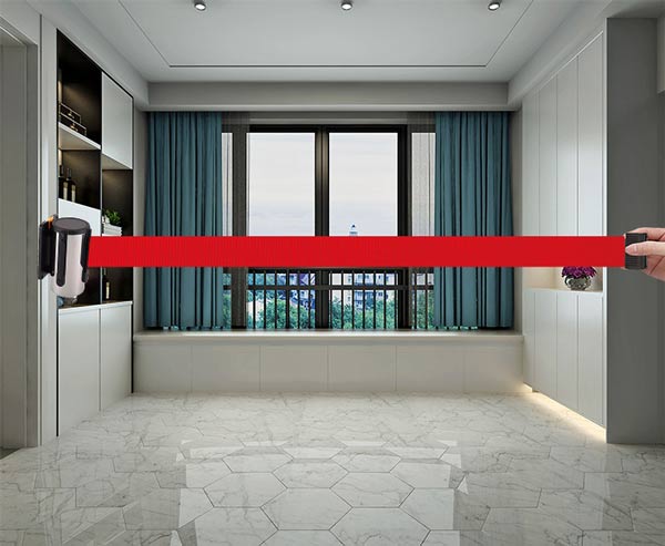 Chiều dài dây phổ biến của cột chắn gắn tường?