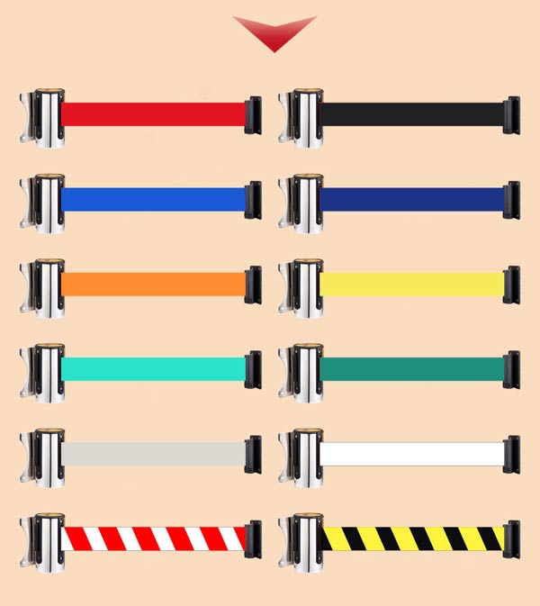 Dây kéo độ dài 2-5m, đa dạng màu sắc