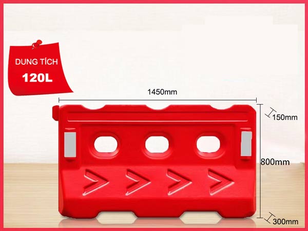 Kích thước dải phân làn động 120l