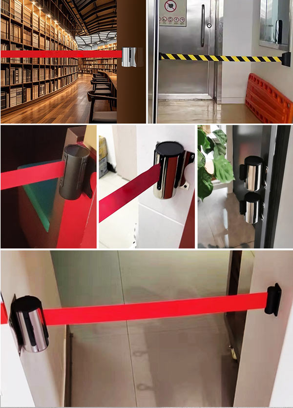 Đầu cột chắn gắn tường phù hợp sử dụng cho không gian lối đi hẹp