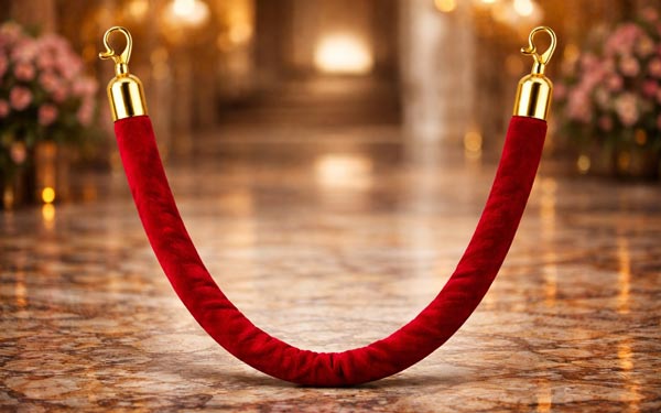 Tại sao người ta ưu tiên dây nhung đỏ cho sự kiện?