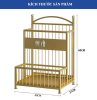 Giá để ô dù inox mạ vàng