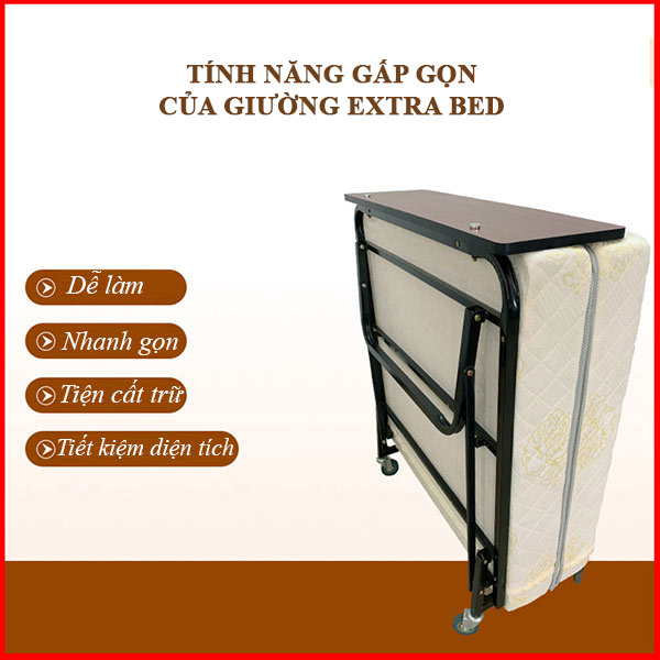 Thiết kế gấp gọn tiện dụng