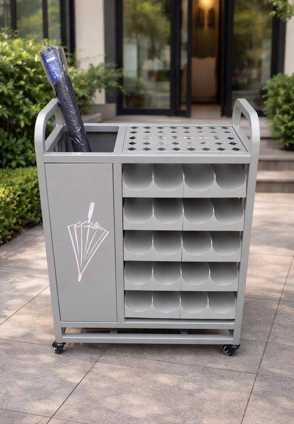 Giá để ô khách sạn chất liệu bền bỉ, chống gỉ sét tốt