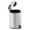 Thùng rác inox 304 đạp chân tròn 20L