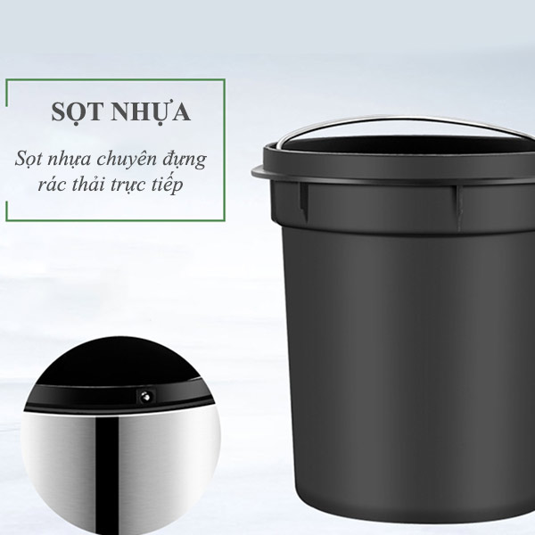 Sọt nhựa chuyên dụng bên trong thùng rác